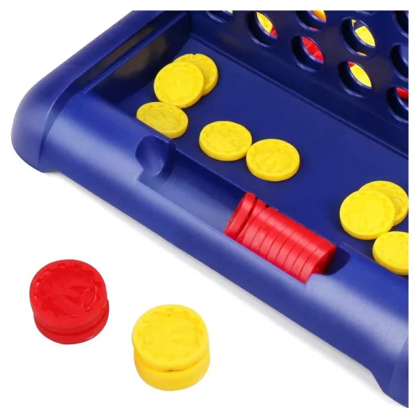 Connect of 4 in a Row, Board Games, Four in a Row Game, Recreational Puzzle - Image 4